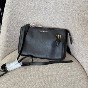 NWT Marc Jacobs Commuter Crossbody Ladies Black Leather Handbag M0013941